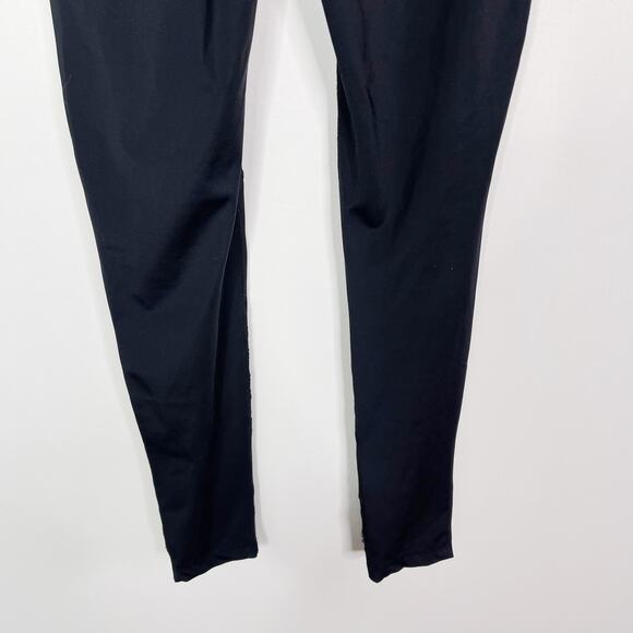 Beyond Yoga Small S Black Mesh Striped Pieced Leggings Workout High Rise Womens - Picture 8 of 9